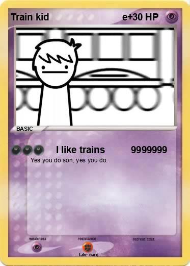 Pokemon Train kid                            e+