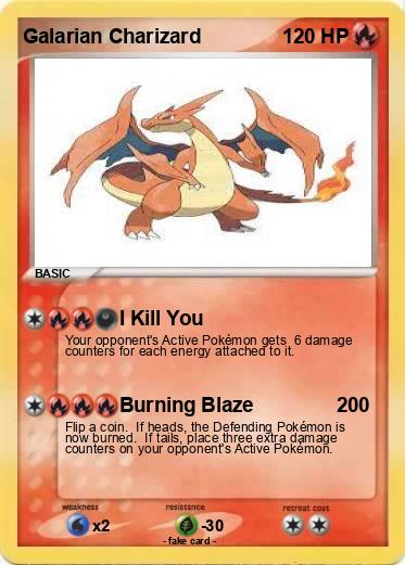 Pokemon Galarian Charizard