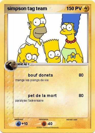 Pokemon simpson tag team