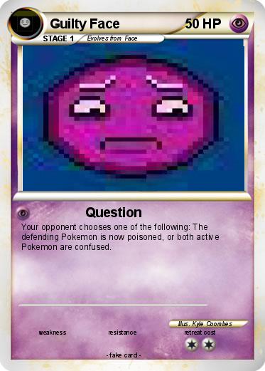 Pokemon Guilty Face
