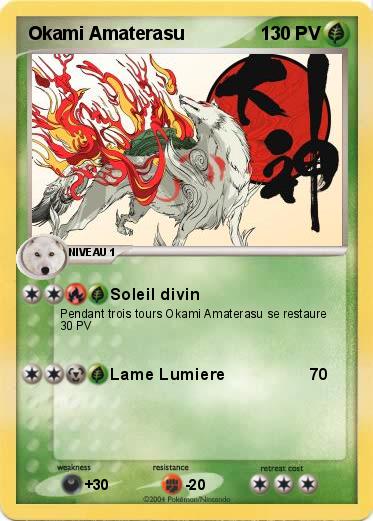 Pokemon Okami Amaterasu