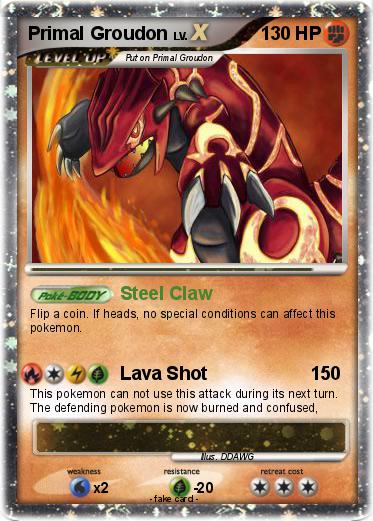 Pokemon Primal Groudon