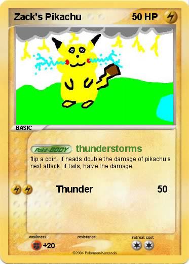 Pokemon Zack's Pikachu