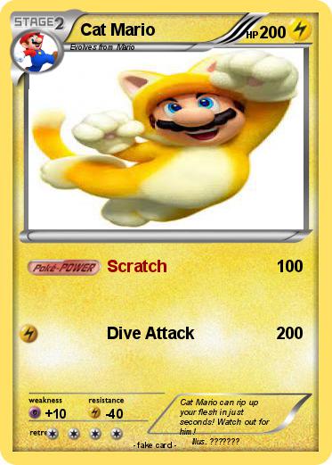 Pokemon Cat Mario