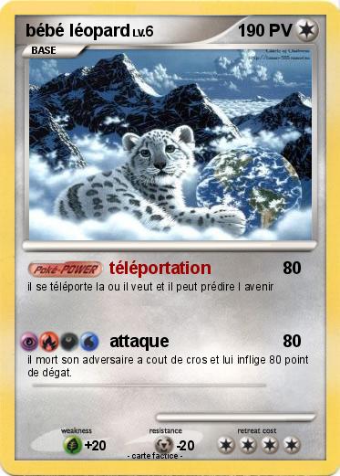 Pokemon bébé léopard