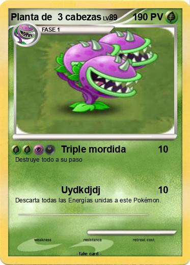 Pokemon Planta de  3 cabezas