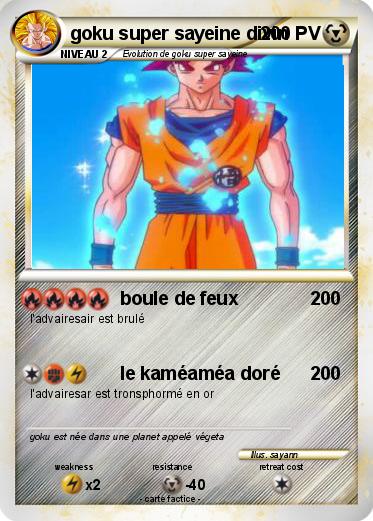 Pokemon goku super sayeine divin