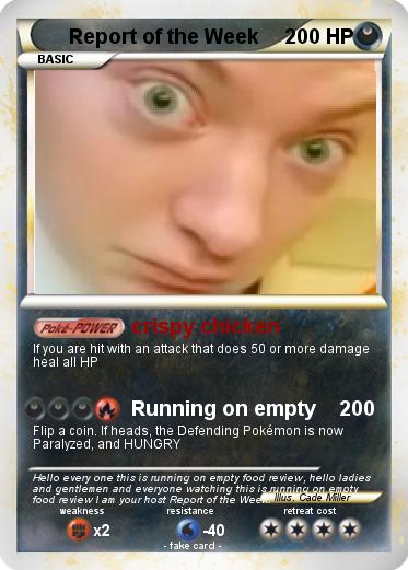 Pokemon Report of the Week