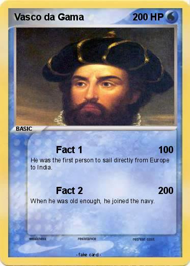 Pokémon Vasco da Gama 8 8 - Fact 1 - My Pokemon Card