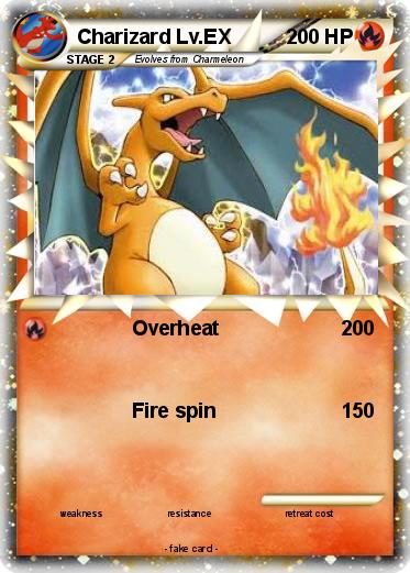 Pokemon Charizard Lv.EX