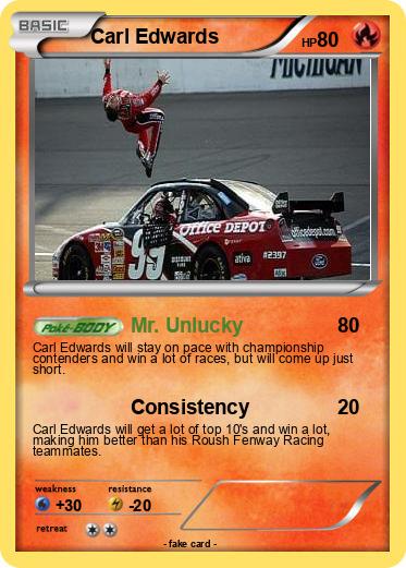 Pokemon Carl Edwards