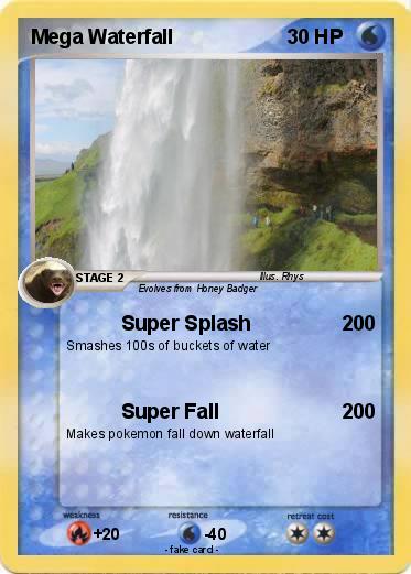 Pokemon Mega Waterfall