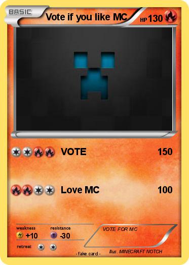 Pokemon Vote if you like MC