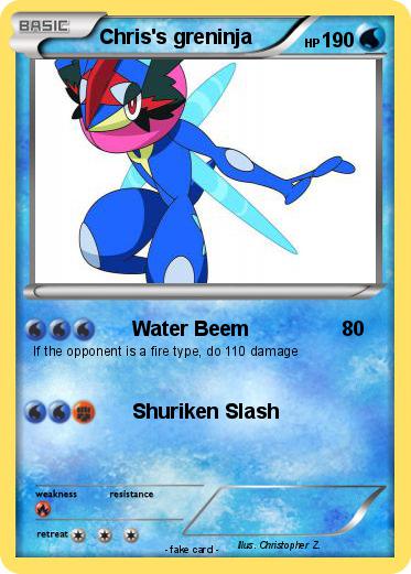 Pokemon Chris's greninja