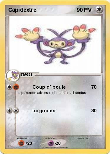 Pokemon Capidextre