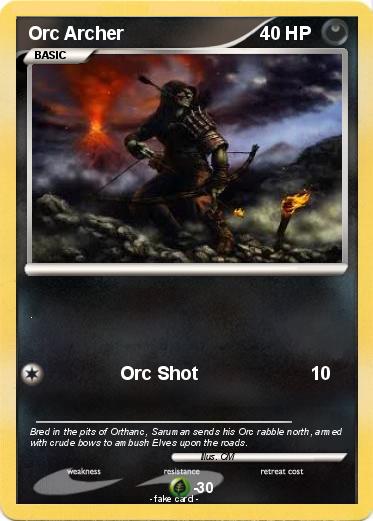 Pokemon Orc Archer