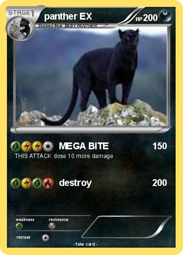 Pokemon panther EX