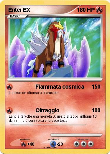 Pokemon Entei EX