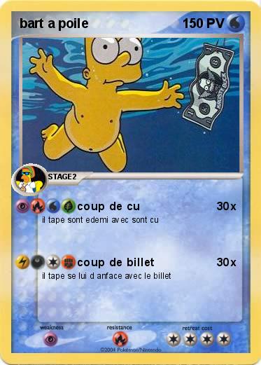 Pokemon bart a poile
