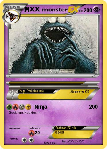 Pokemon XX monster