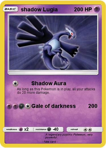 Pokemon shadow Lugia