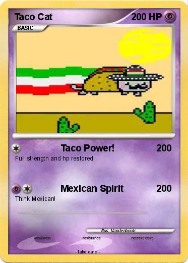 Pokemon Taco Cat