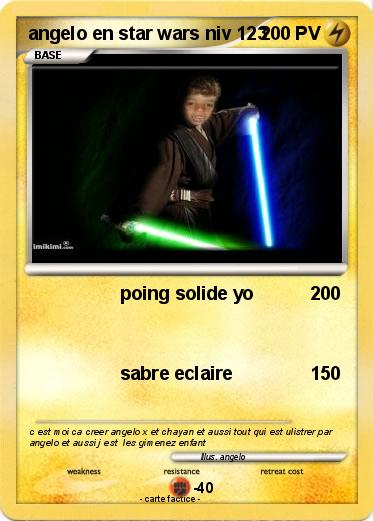Pokemon angelo en star wars niv 123