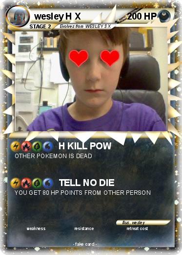 Pokemon wesley H X