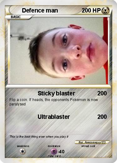 Pokemon Defence man