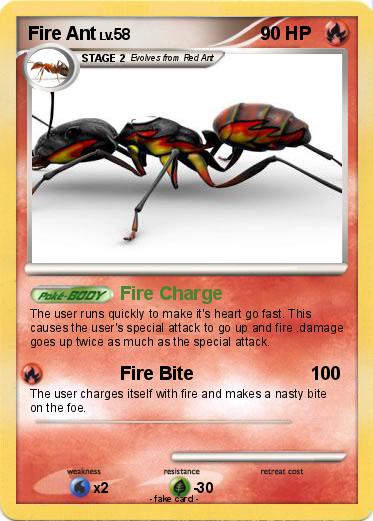 Pokemon Fire Ant