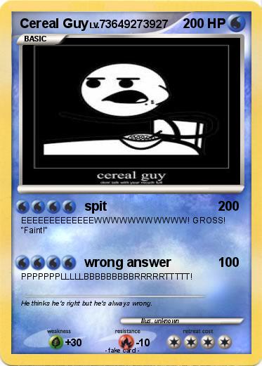 Pokemon Cereal Guy
