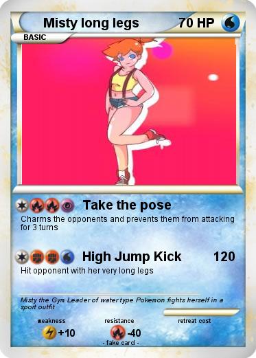 Pokemon Misty long legs