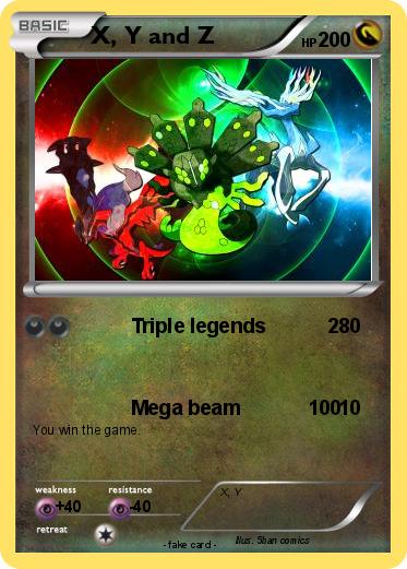 Pokemon X, Y and Z
