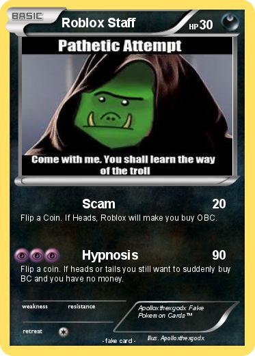 Pokemon Roblox Staff