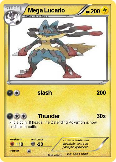 Pokemon Mega Lucario