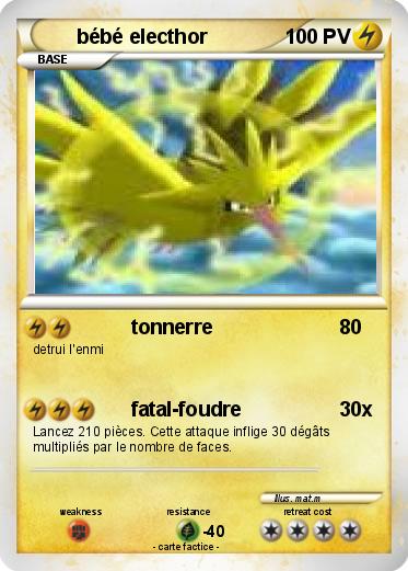 Pokemon bébé electhor