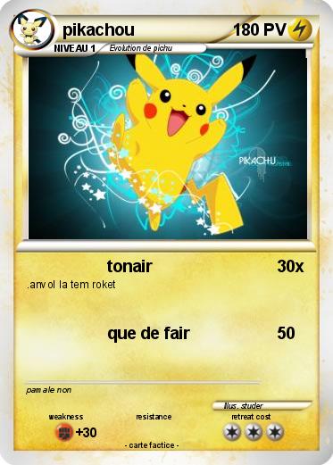 Pokemon pikachou