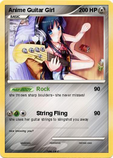 Pokemon Anime Guitar Girl