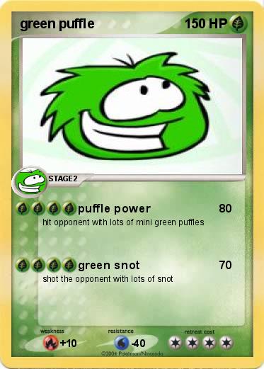 Pokemon green puffle