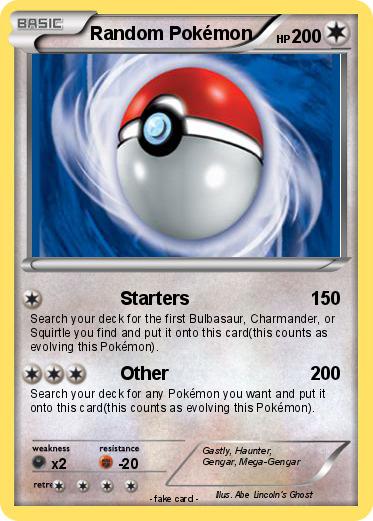 Pokemon Random Pokémon