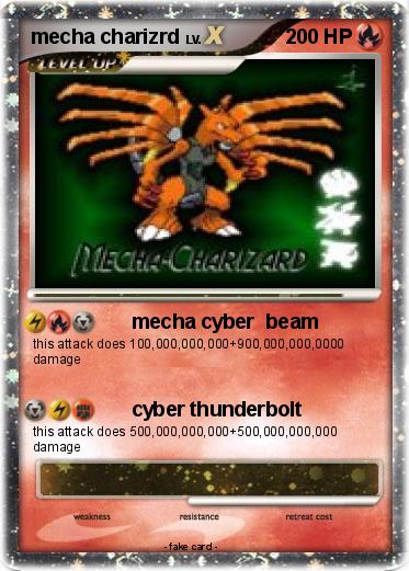 Pokemon mecha charizrd