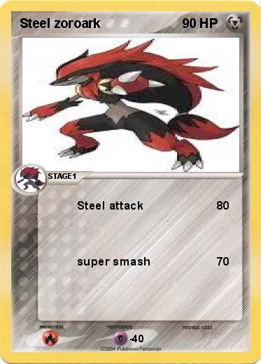 Pokemon Steel zoroark