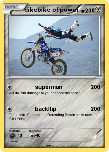 Pokemon dikebike of power