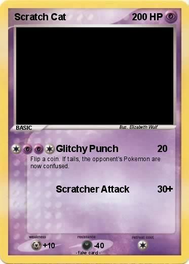 Pokemon Scratch Cat