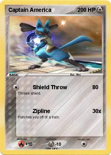 Pokemon Captain America