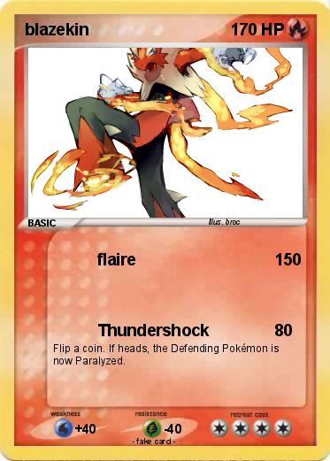 Pokemon blazekin