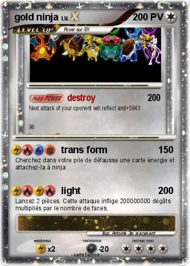 Pokemon gold ninja