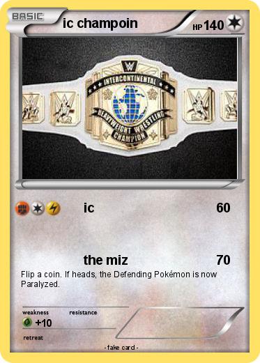 Pokemon ic champoin