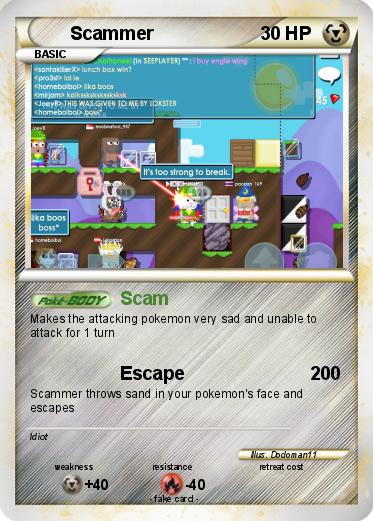Pokemon Scammer