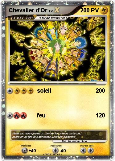 Pokemon Chevalier d'Or